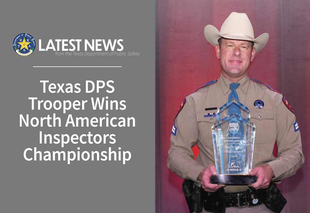Texas DPS Trooper Wins North American Inspectors Championship