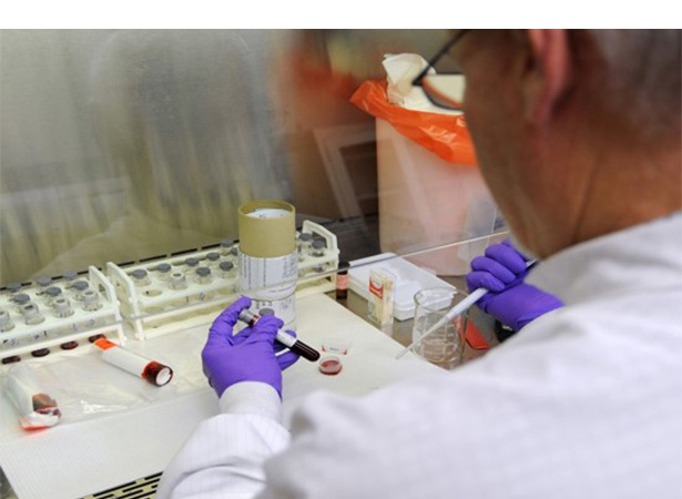 Forensic Lab with person testing