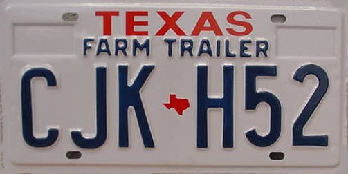 Farm Trailer Plate