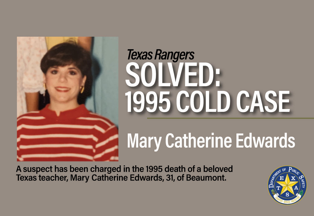 ICYMI Suspect Charged in 1995 Ranger Cold Case Department of