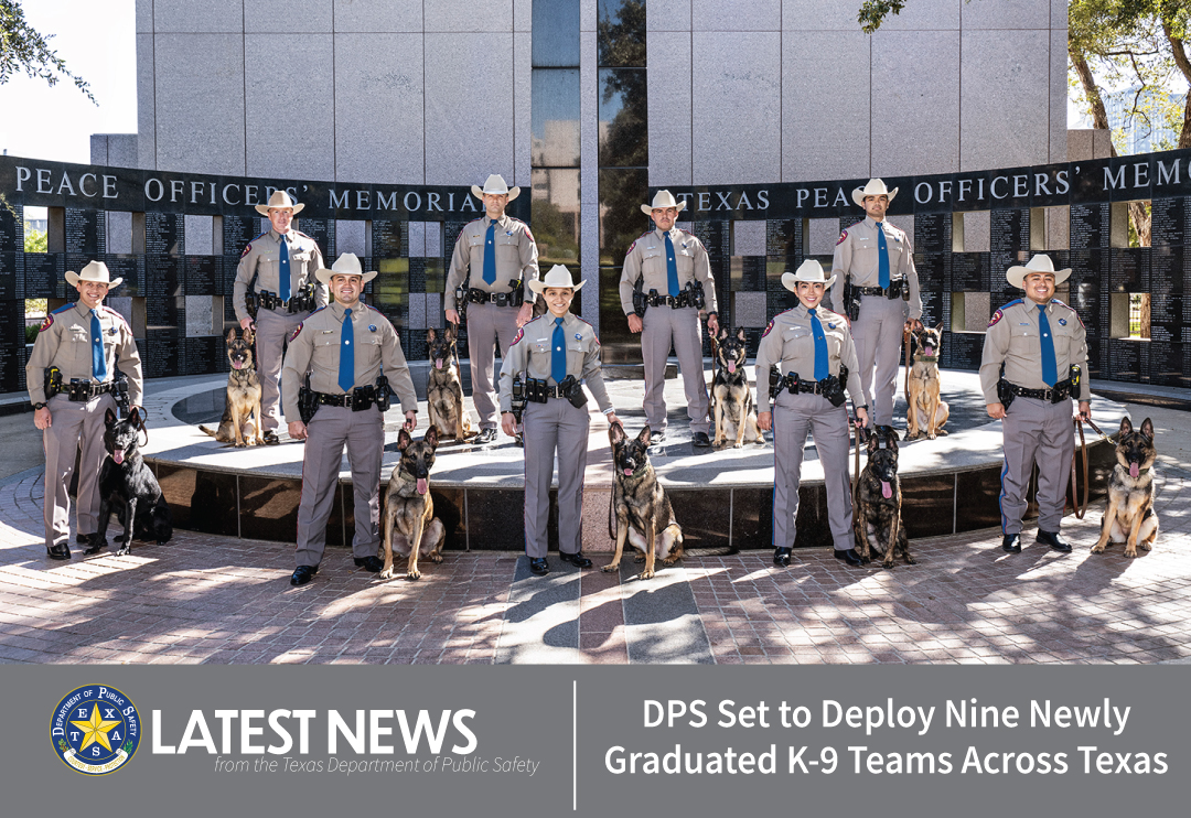 DPS Deploys New K-9 Teams