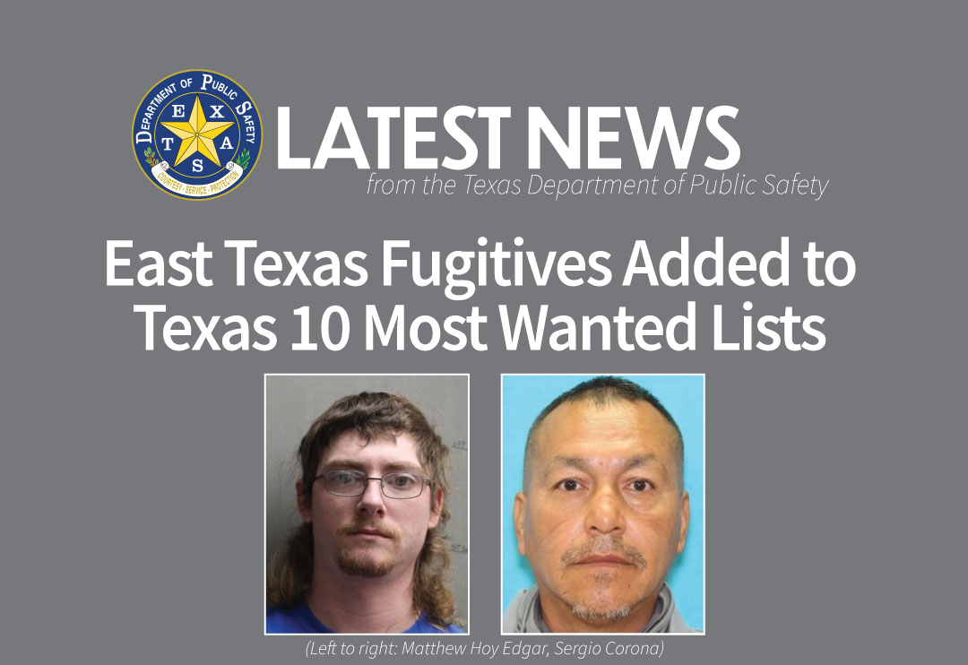 Fugitives Added to Top 10 Lists