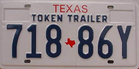 Token Trailer Plate