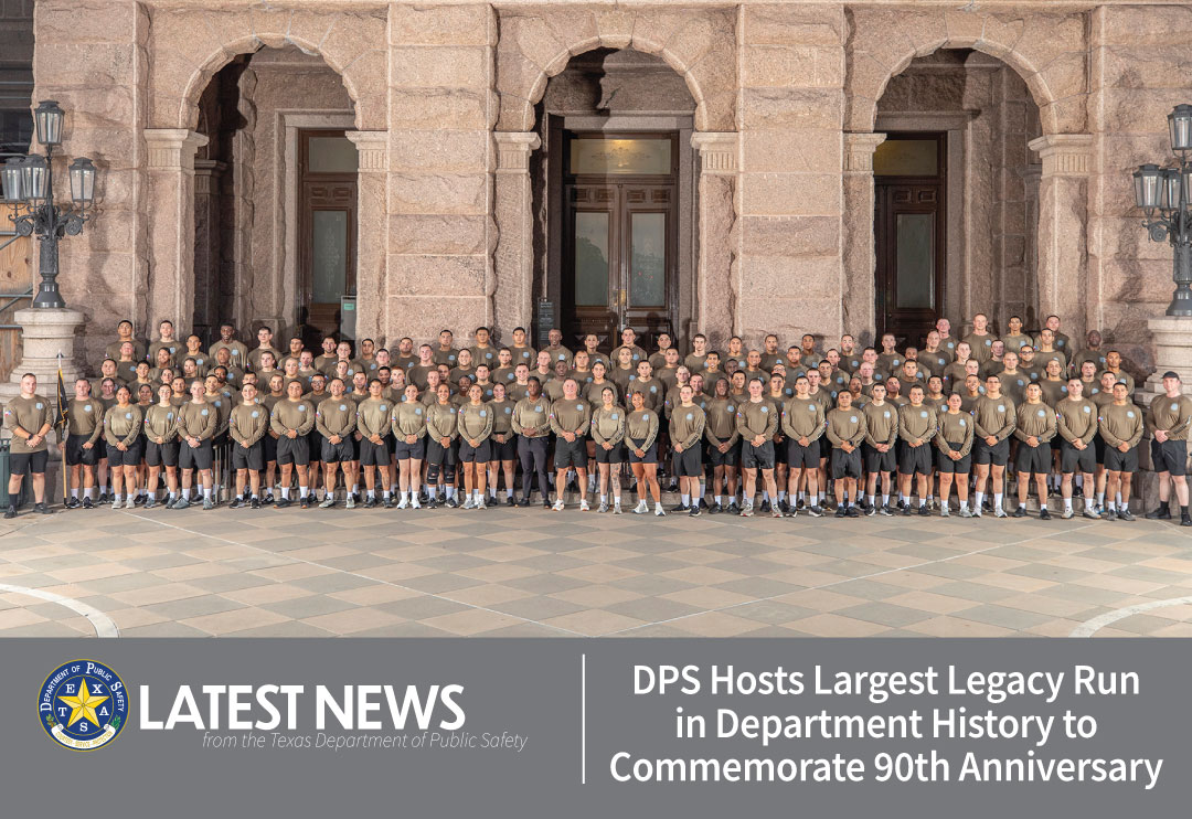 DPS Hosts Largest Legacy Run in Department History to Commemorate 90th Anniversary 