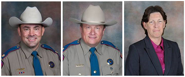 From left to right: Assistant Chiefs Justin Chrane, Ben Urbanczyk and Katie Conley