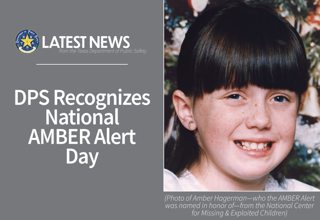 DPS Recognizes National AMBER Alert Day