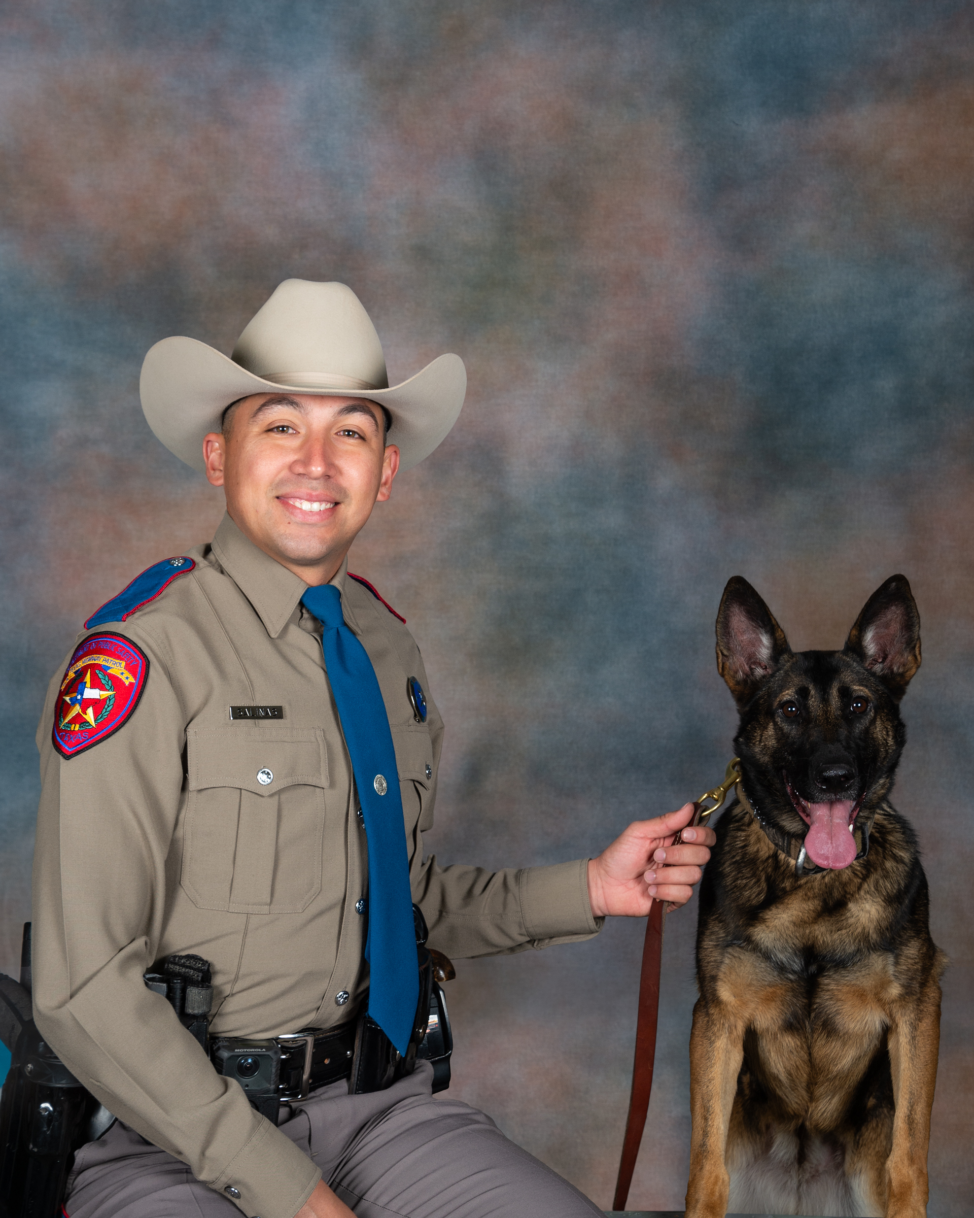 Trooper Julio Salinas & K-9 Fire: Detection Handler 