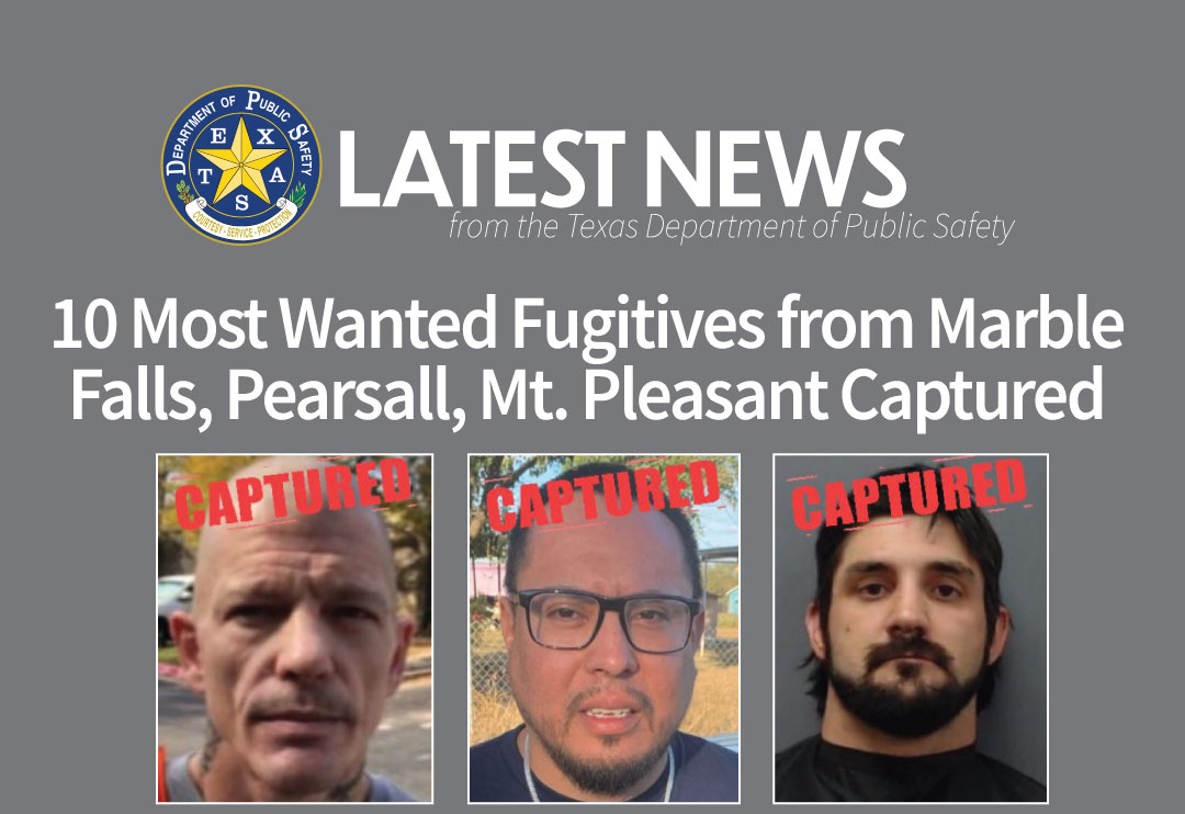 Three Fugitives Caught