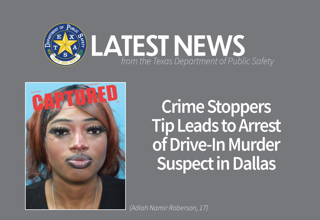 Crime Stoppers Tip Leads to Arrest of Drive-In Murder Suspect in Dallas ...