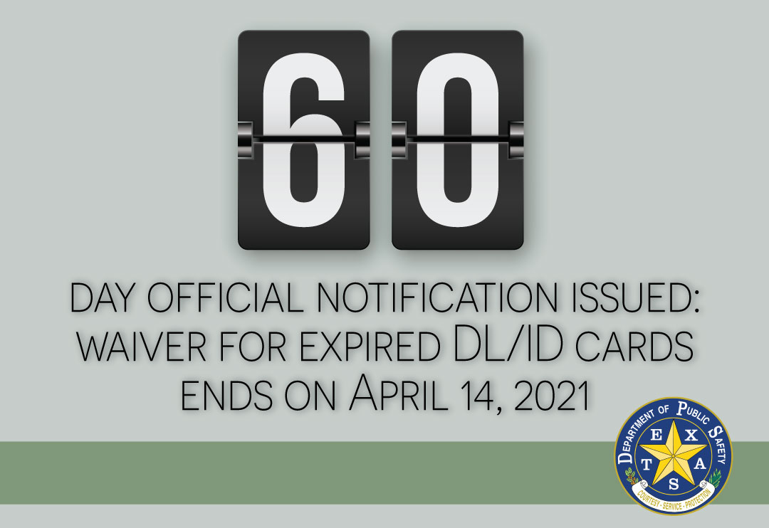 DPS Issues 60-Day Notice 