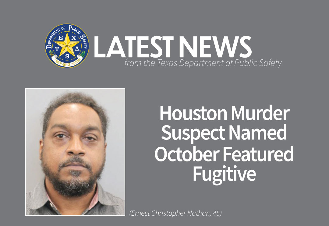 Houston Murder Suspect Named October Featured Fugitive