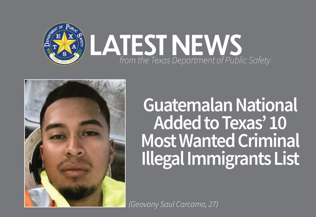 Criminal Illegal Immigrant Geovany Saul Carcamo