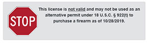 Texas License to Carry Number Validation