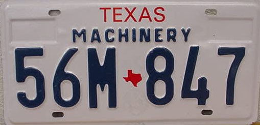 Machinery Plate