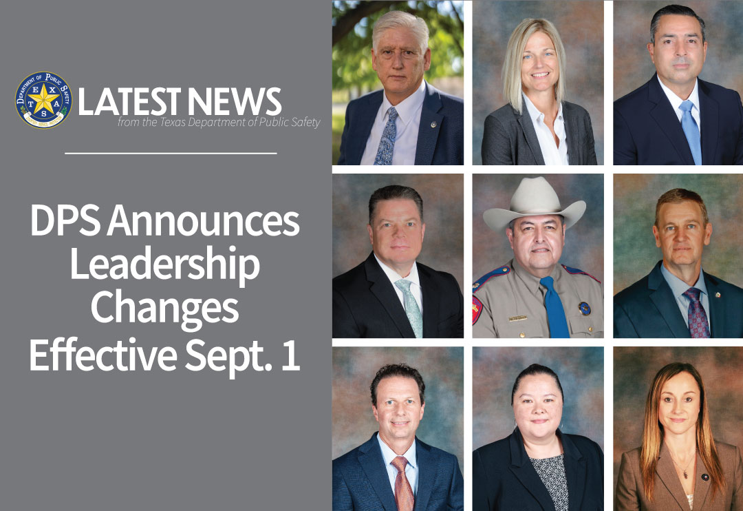 DPS Announces Leadership Changes Effective Sept. 1