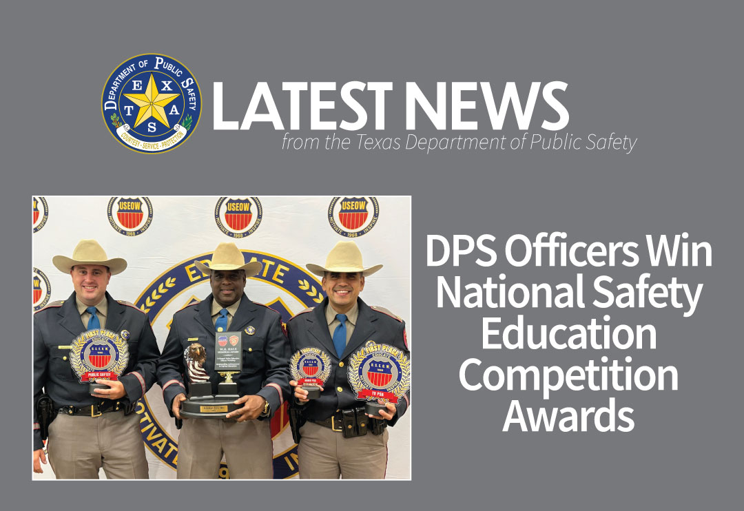 DPS Officers Win National Safety Education Competition Awards